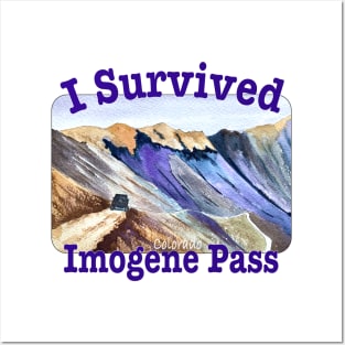 I Survived Imogene Pass, Colorado Posters and Art
